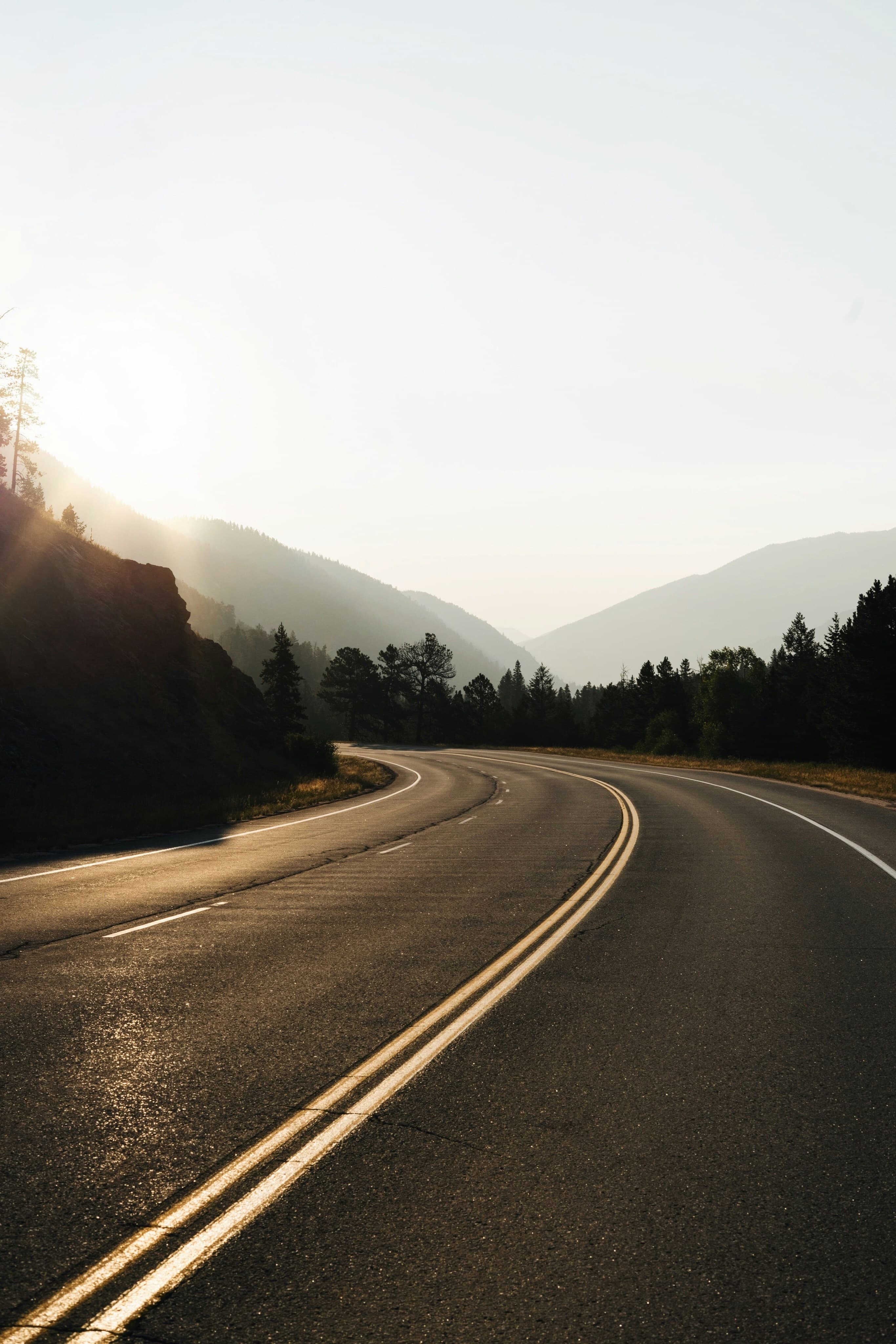 Open road symbolizing therapeutic journey